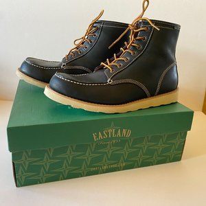 Eastland Lumber Up Boots - Navy Blue, Size 11 - Excellent Used Condition!